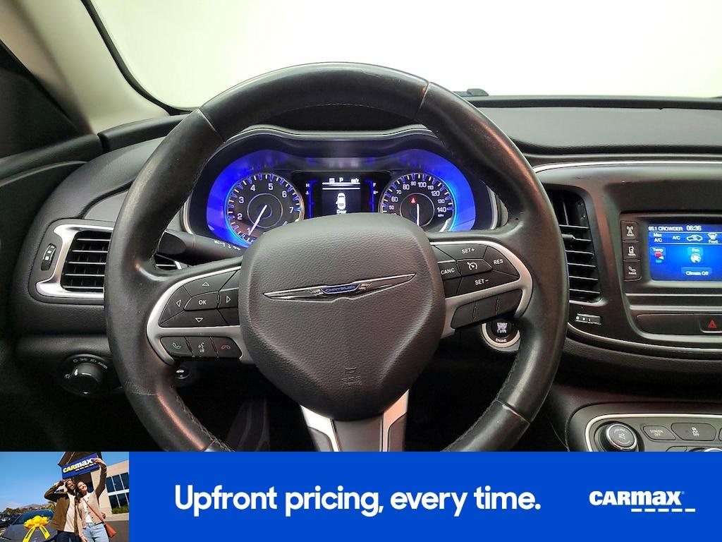 used 2015 Chrysler 200 car, priced at $12,998