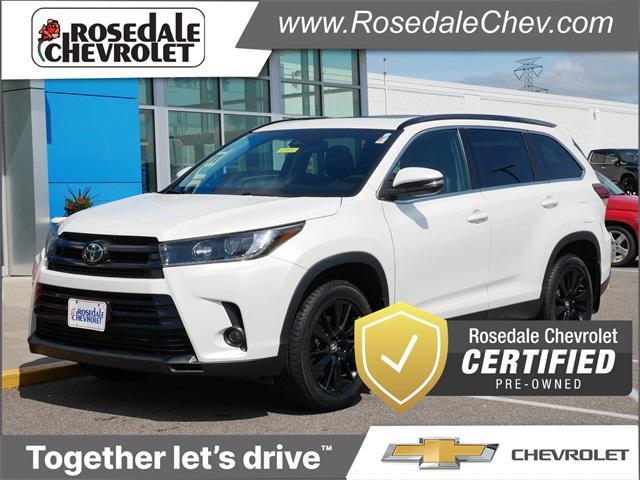used 2019 Toyota Highlander car, priced at $26,907