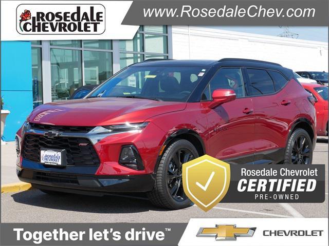 used 2022 Chevrolet Blazer car, priced at $34,987