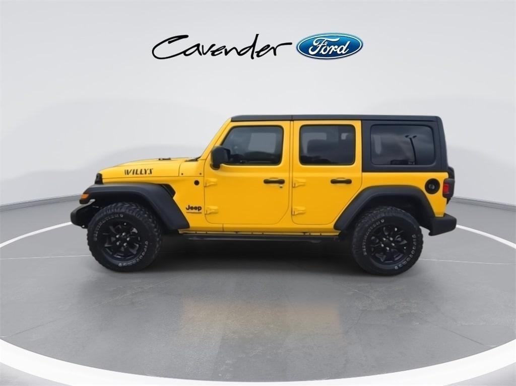 used 2021 Jeep Wrangler Unlimited car, priced at $30,071