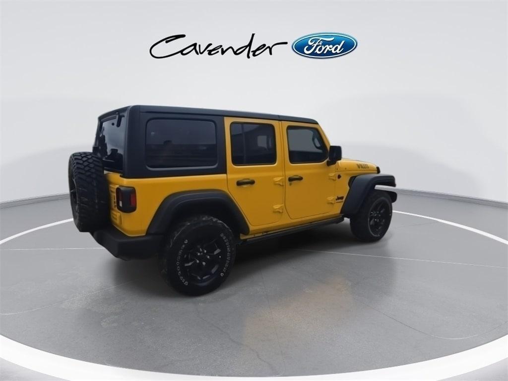 used 2021 Jeep Wrangler Unlimited car, priced at $30,071