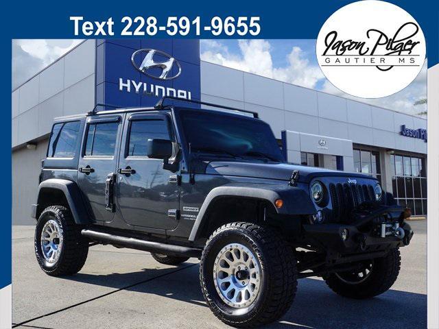 used 2017 Jeep Wrangler Unlimited car, priced at $25,989