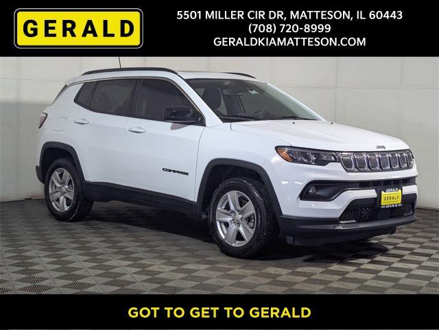 used 2022 Jeep Compass car, priced at $21,989