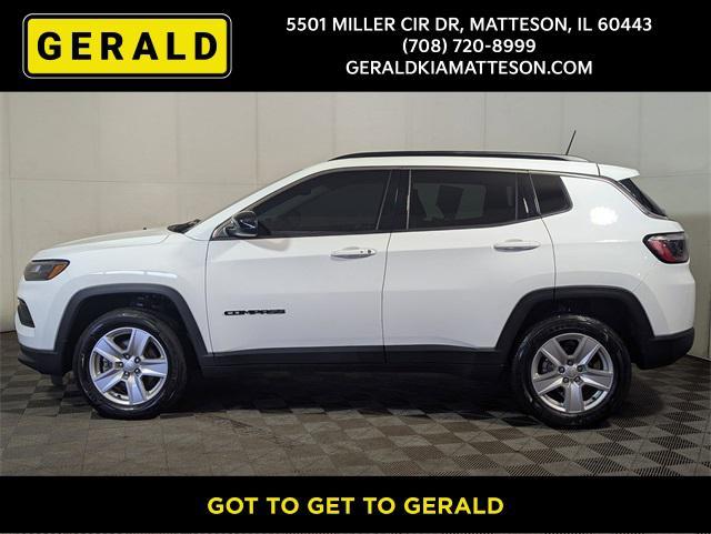 used 2022 Jeep Compass car, priced at $21,989