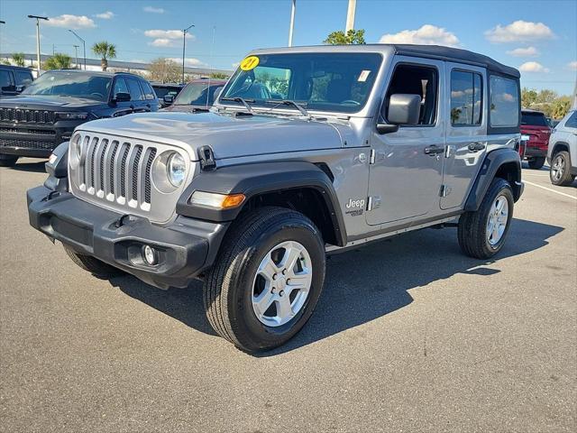 used 2021 Jeep Wrangler Unlimited car, priced at $34,565