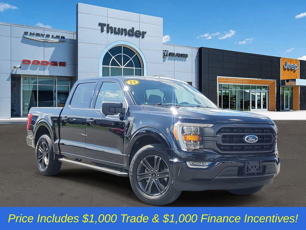 used 2022 Ford F-150 car, priced at $37,899