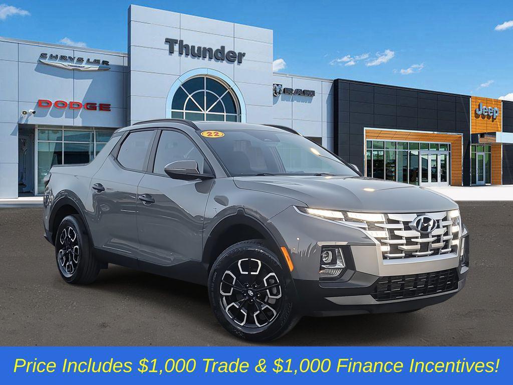 used 2022 Hyundai SANTA CRUZ car, priced at $24,101