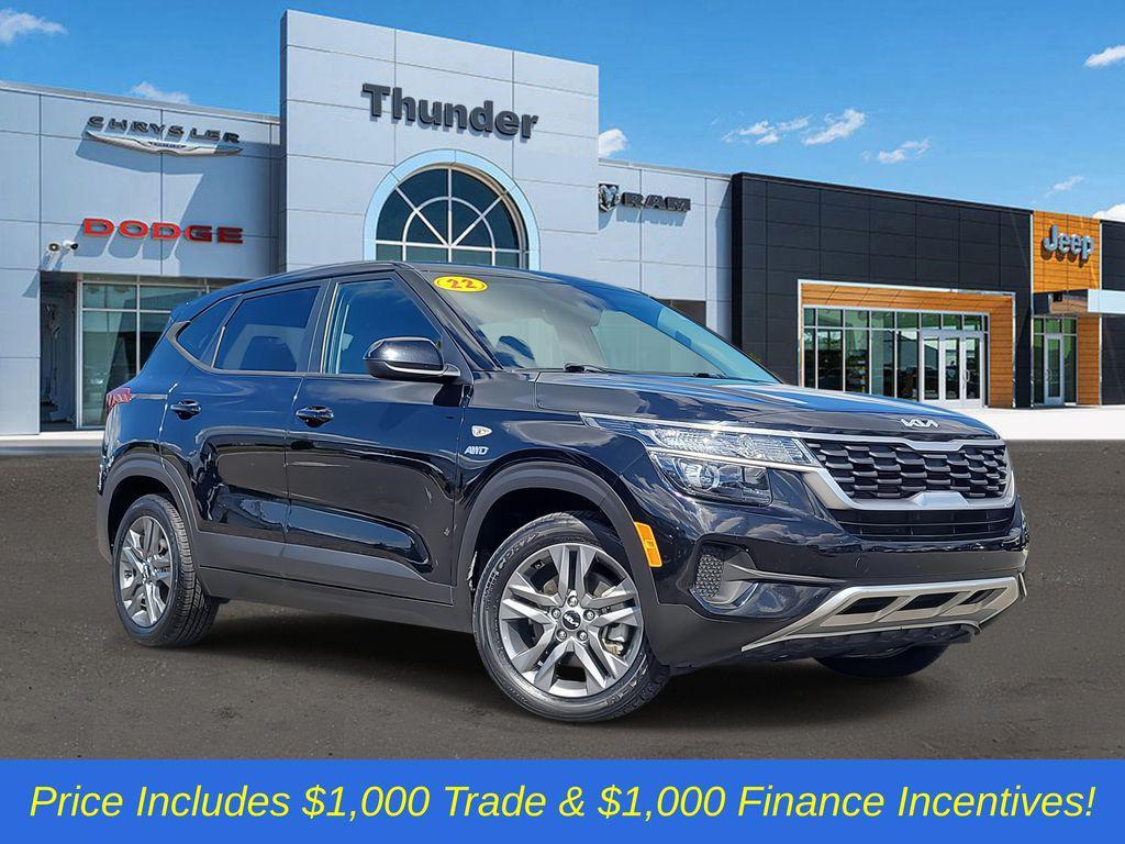 used 2022 Kia Seltos car, priced at $18,850