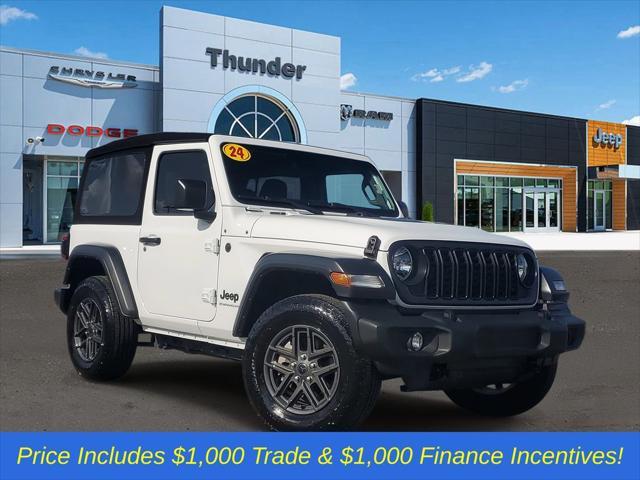 used 2024 Jeep Wrangler car, priced at $35,909