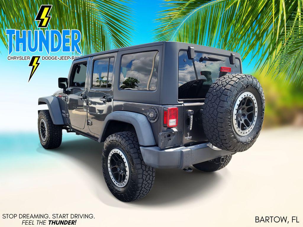 used 2017 Jeep Wrangler Unlimited car, priced at $23,905