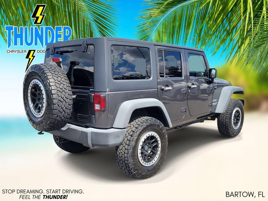 used 2017 Jeep Wrangler Unlimited car, priced at $23,905