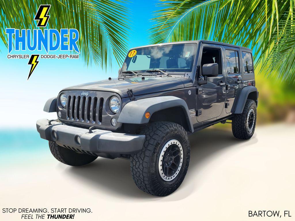 used 2017 Jeep Wrangler Unlimited car, priced at $23,905