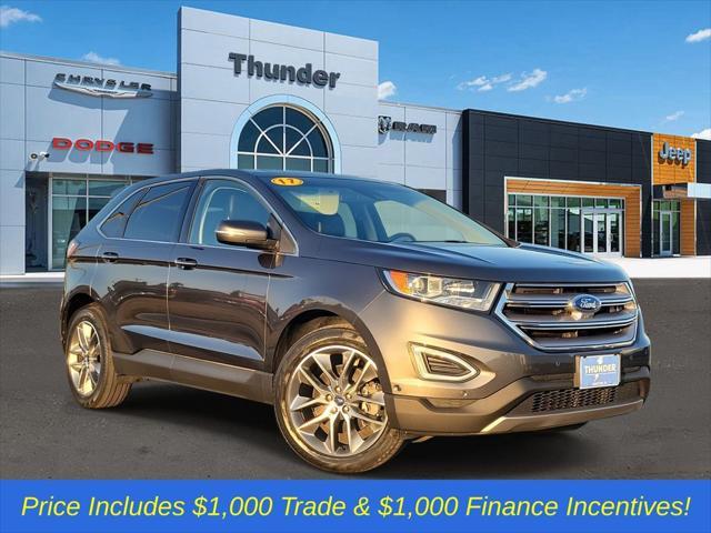 used 2017 Ford Edge car, priced at $17,491