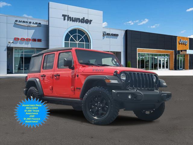 used 2021 Jeep Wrangler Unlimited car, priced at $35,619