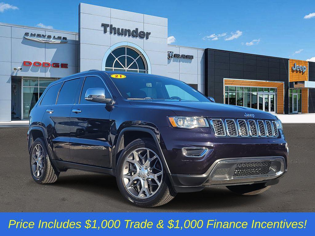 used 2021 Jeep Grand Cherokee car, priced at $19,141