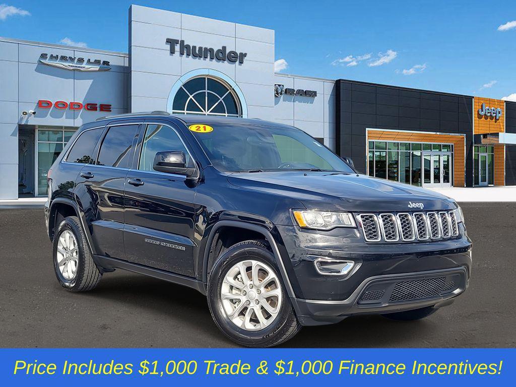used 2021 Jeep Grand Cherokee car, priced at $18,950