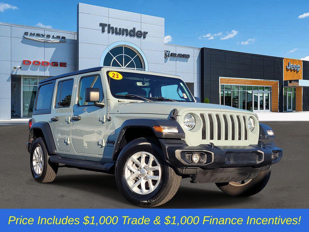 used 2023 Jeep Wrangler car, priced at $26,776