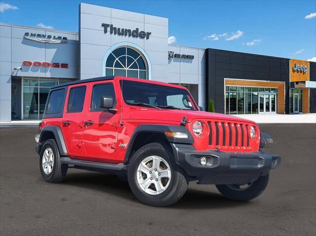 used 2020 Jeep Wrangler Unlimited car, priced at $25,454