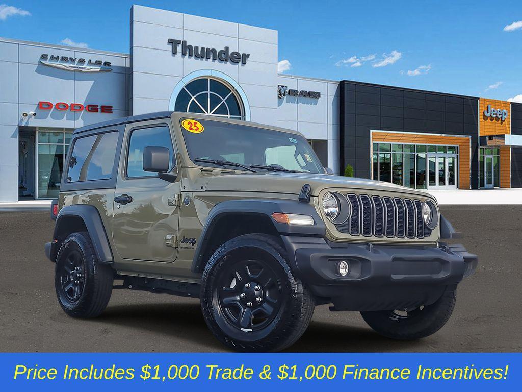 used 2025 Jeep Wrangler car, priced at $30,804