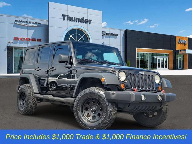 used 2011 Jeep Wrangler Unlimited car, priced at $17,656