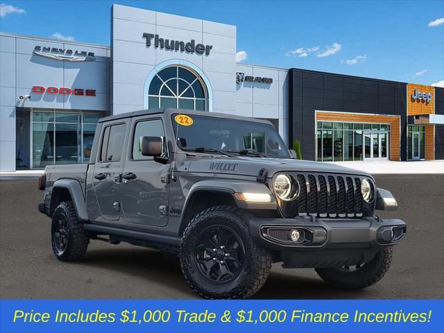 used 2022 Jeep Gladiator car, priced at $32,119