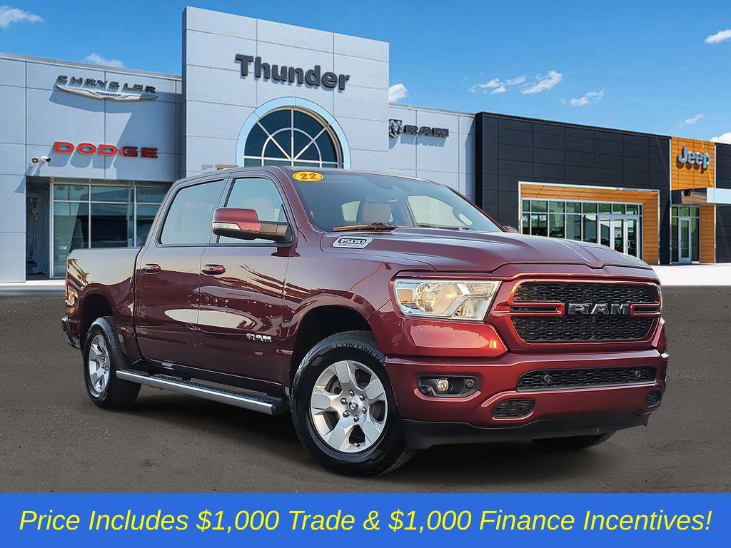 used 2022 Ram 1500 car, priced at $35,252
