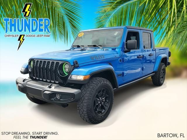 used 2021 Jeep Gladiator car, priced at $30,652