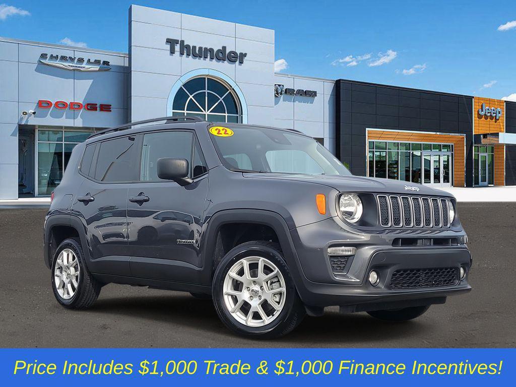 used 2022 Jeep Renegade car, priced at $14,735