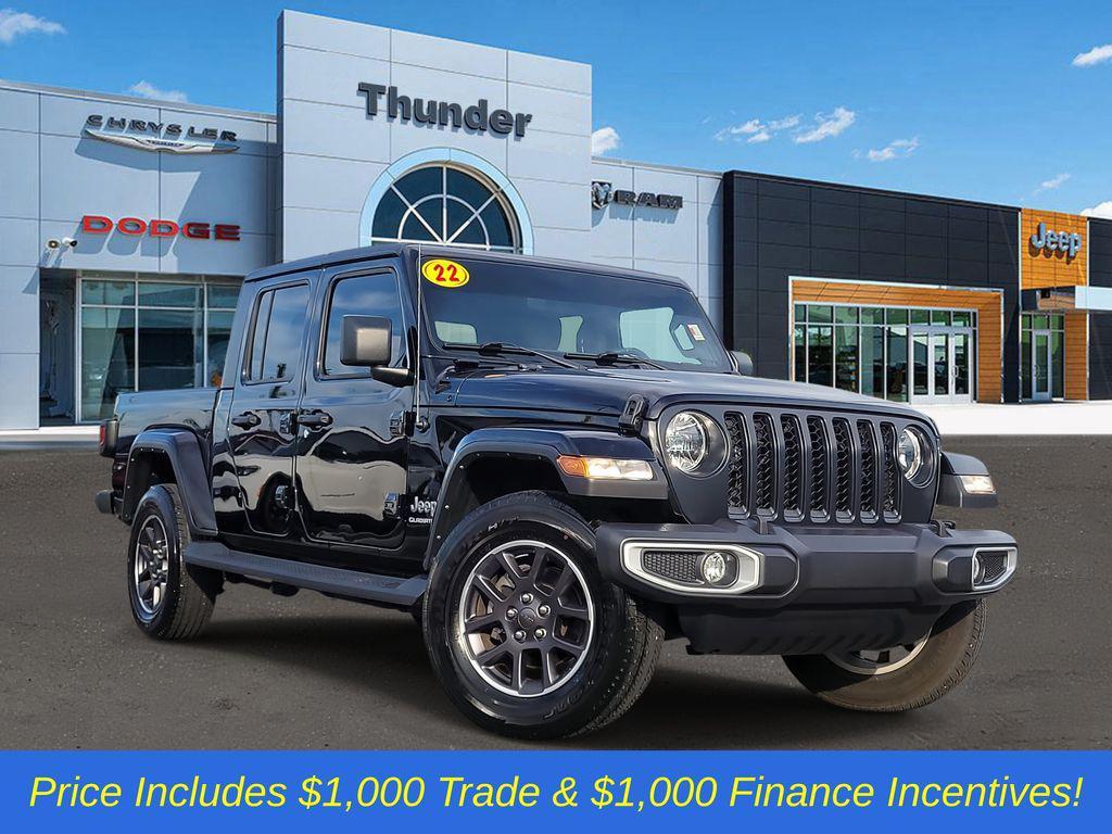 used 2022 Jeep Gladiator car, priced at $35,365