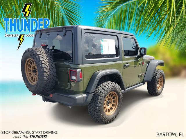 used 2021 Jeep Wrangler car, priced at $29,122