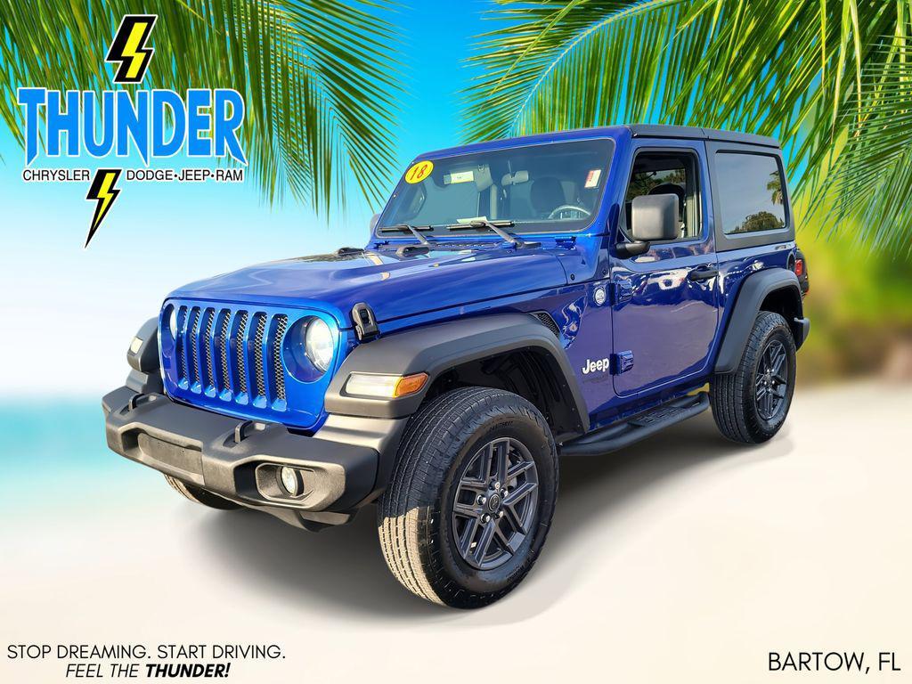 used 2018 Jeep Wrangler car, priced at $23,392