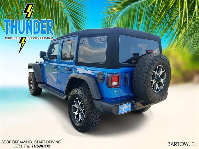 used 2022 Jeep Wrangler Unlimited car, priced at $38,467