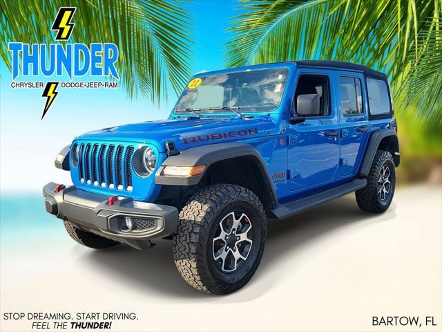 used 2022 Jeep Wrangler Unlimited car, priced at $38,467