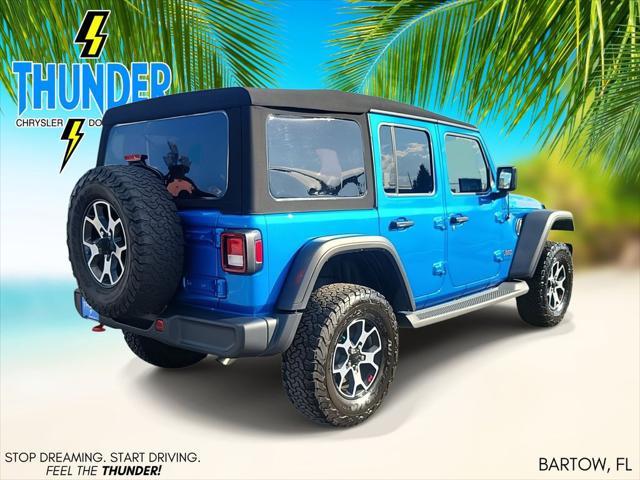 used 2022 Jeep Wrangler Unlimited car, priced at $38,467