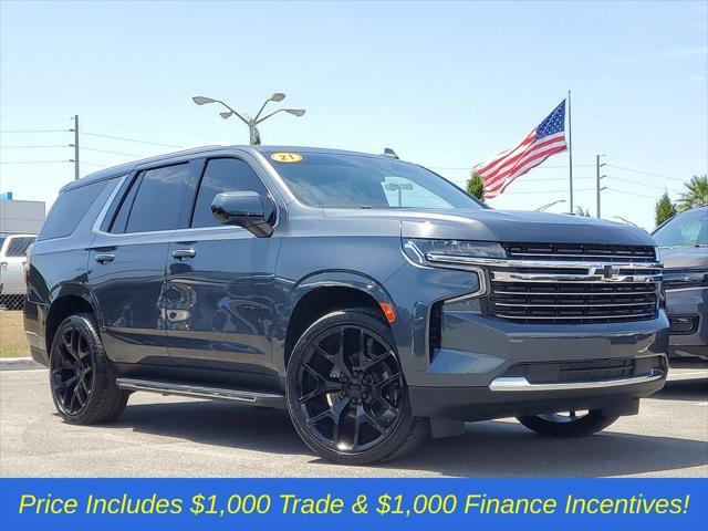 used 2021 Chevrolet Tahoe car, priced at $45,738
