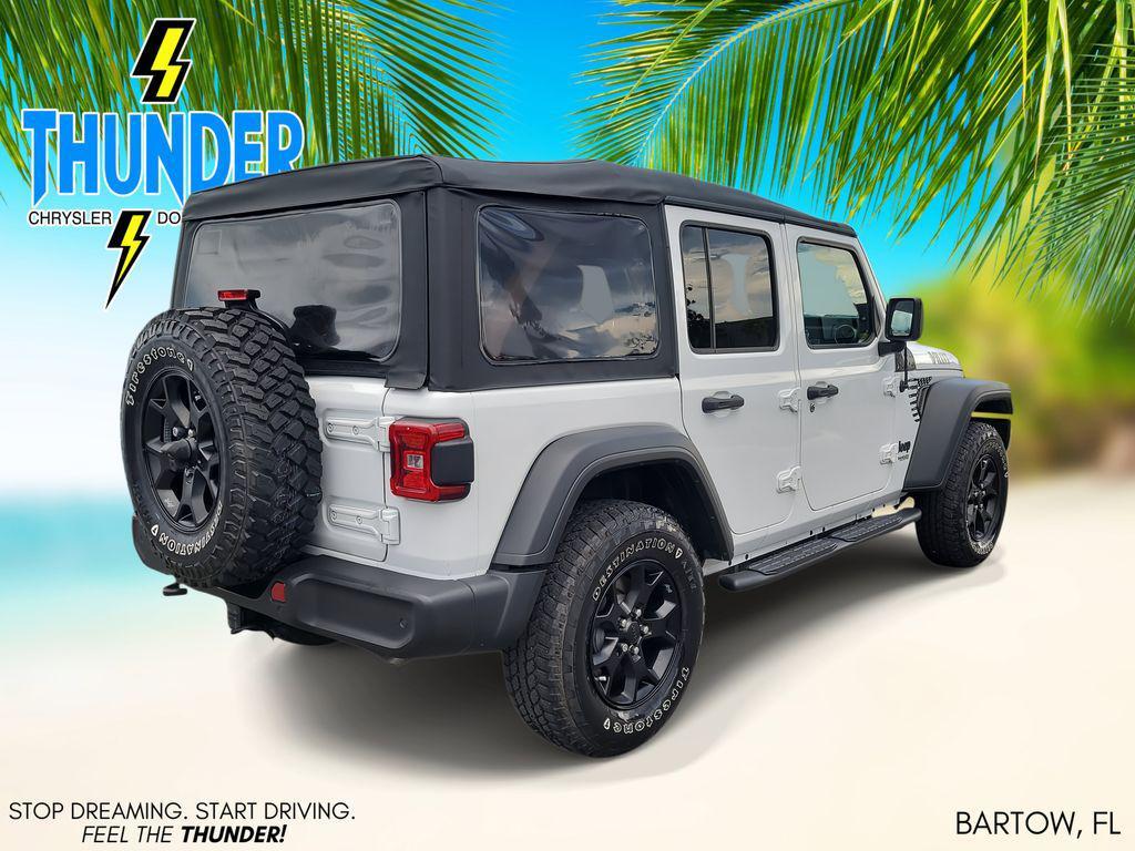 used 2020 Jeep Wrangler Unlimited car, priced at $25,016