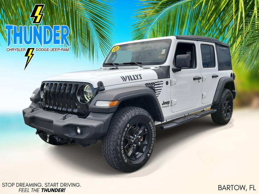used 2020 Jeep Wrangler Unlimited car, priced at $25,016