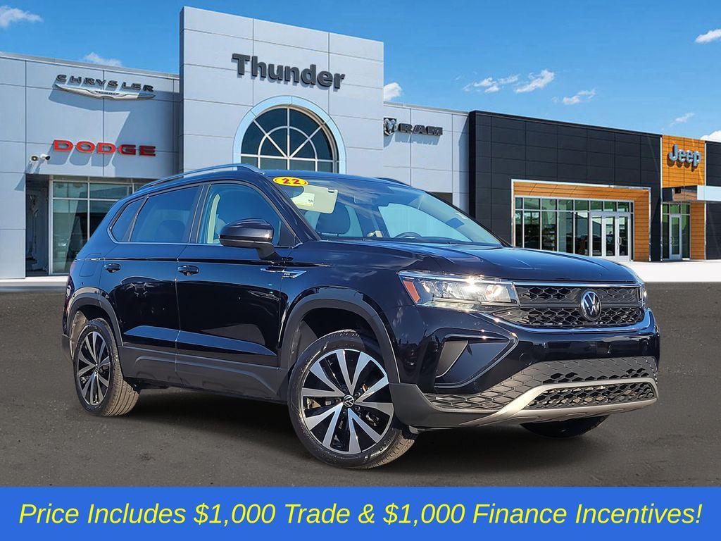 used 2022 Volkswagen Taos car, priced at $19,101