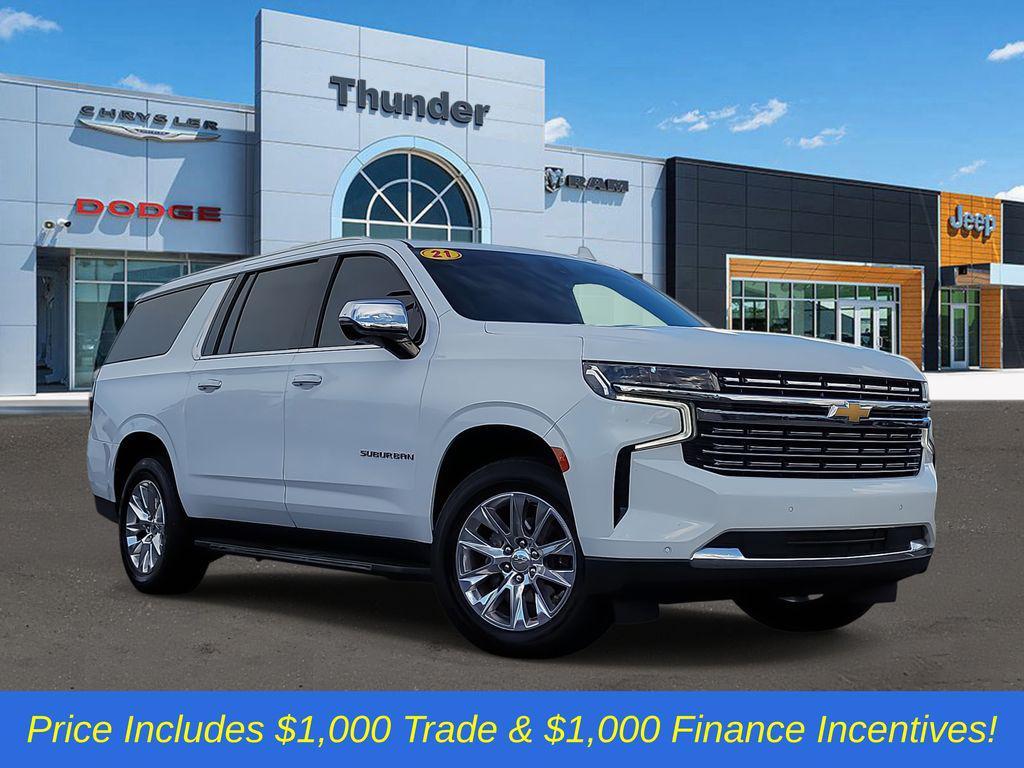 used 2021 Chevrolet Suburban car, priced at $36,969