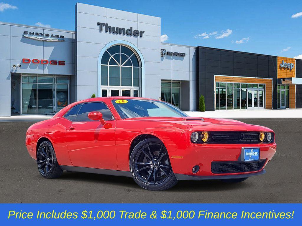 used 2018 Dodge Challenger car, priced at $18,987