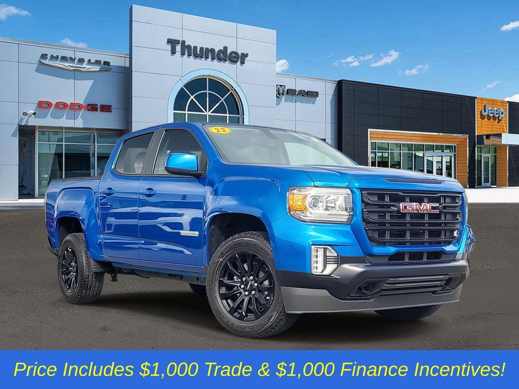 used 2022 GMC Canyon car, priced at $29,499
