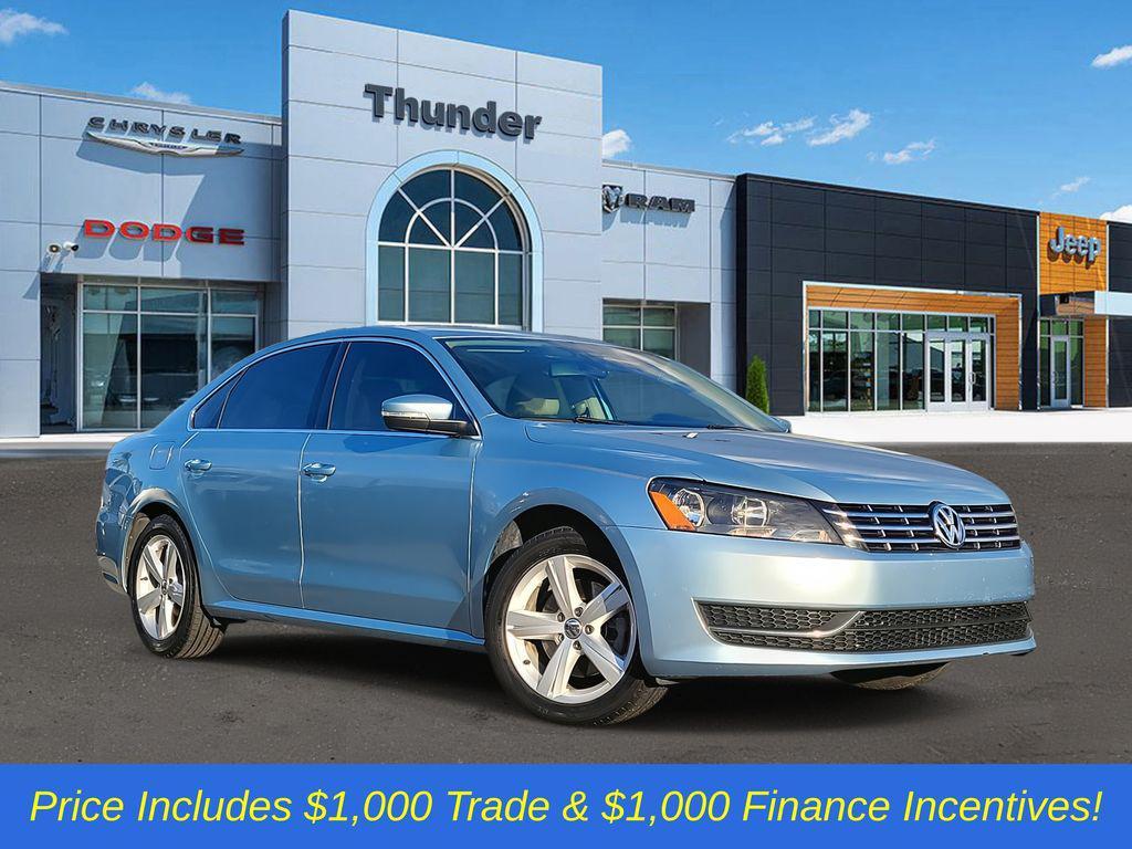 used 2013 Volkswagen Passat car, priced at $7,093