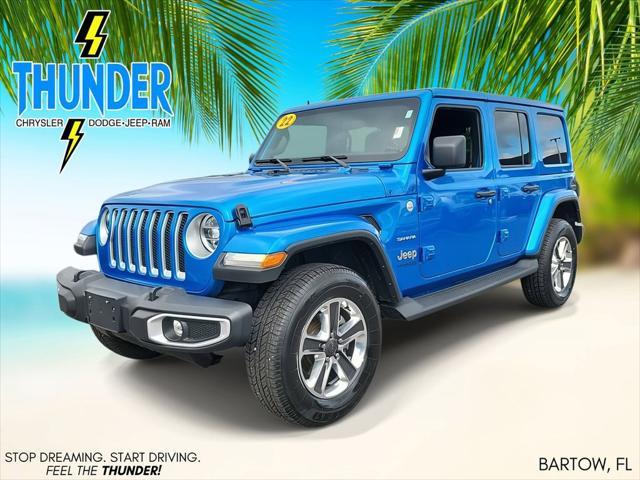 used 2022 Jeep Wrangler Unlimited car, priced at $36,306