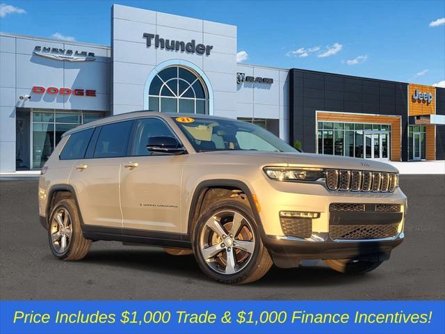 used 2021 Jeep Grand Cherokee L car, priced at $31,194