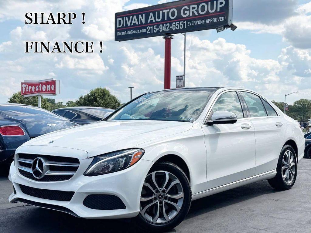 used 2018 Mercedes-Benz C-Class car, priced at $14,990