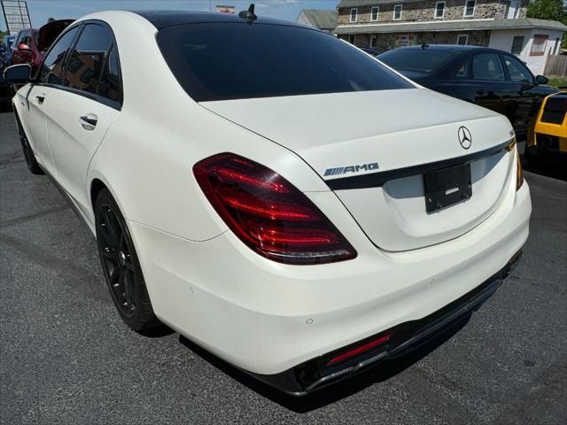 used 2018 Mercedes-Benz AMG S 63 car, priced at $49,990