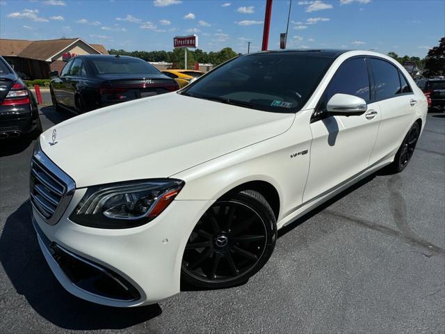 used 2018 Mercedes-Benz AMG S 63 car, priced at $49,990