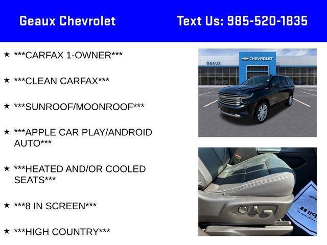 used 2021 Chevrolet Tahoe car, priced at $46,590