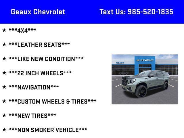 used 2024 GMC Yukon car, priced at $78,997