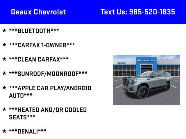 used 2024 GMC Yukon car, priced at $78,997